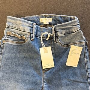 NWT Good American Power Stretch Pull-on Skinny Jeans